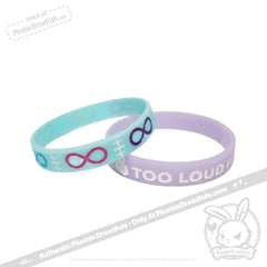 Too Loud For This Bunny Glow in the Dark Bracelet Set