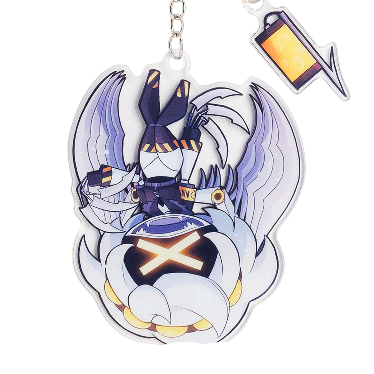 V Hang Tail Keychain