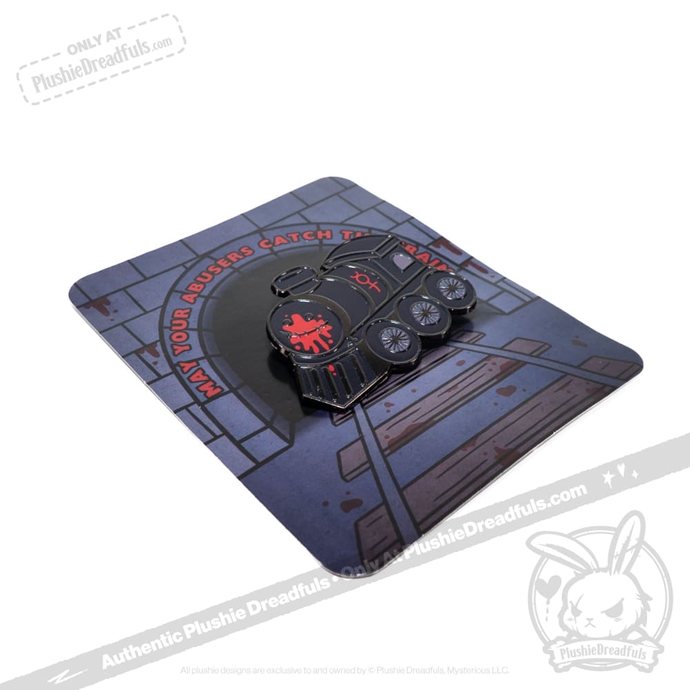Victorian McGee's Alice - Emotional Support Train of Madness Enamel Pin Set