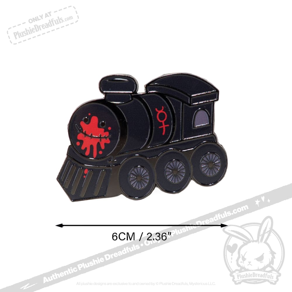 Victorian McGee's Alice - Emotional Support Train of Madness Enamel Pin Set